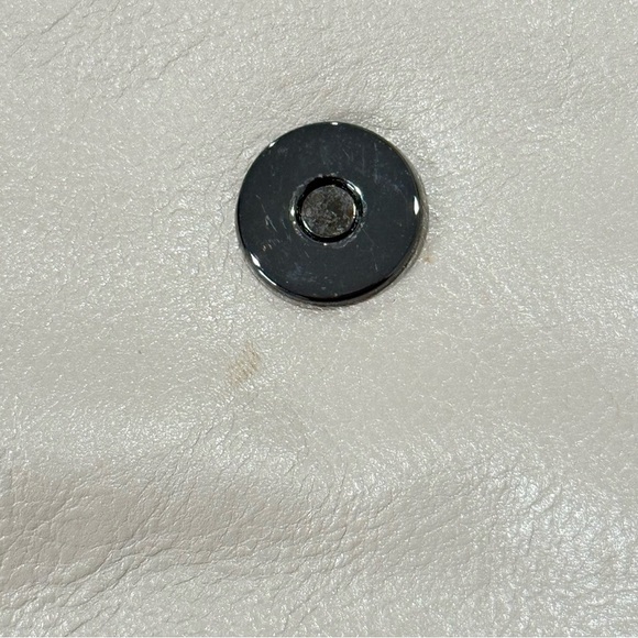 Rebecca Minkoff Darling Shoulder Bag Crossbody Clutch Leather Cream Boho Western - Picture 13 of 16